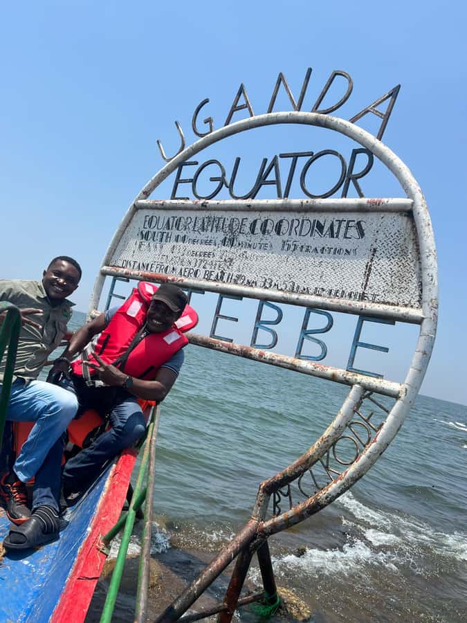 Entebbe: Equatar Line Tour & Victoria Lake Sunset Boat Ride - Wildlife on the Water: Birds, Monitor Lizards, and Otters