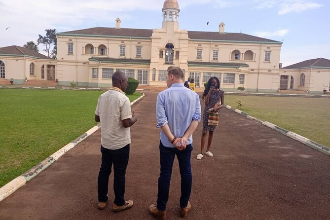 Kampala boda boda tours [motorbike tours]. - Kabaka’s Palace (Lubiri) and Amin’s torture chambers, then Kabaka’s lake